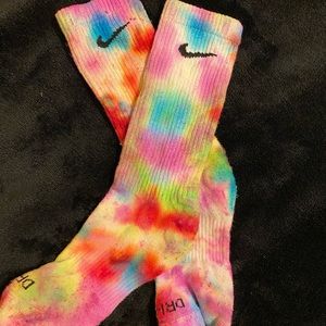 Tie dye socks